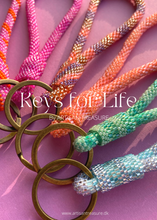 Load image into Gallery viewer, ORANGE SHIMMER KEYRING - KEYS FOR LIFE