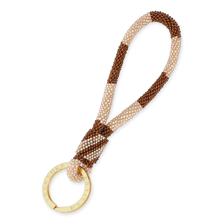 MARRON KEYRING