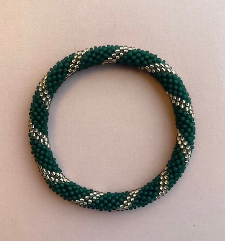 GREEN SWIRL BRACELET