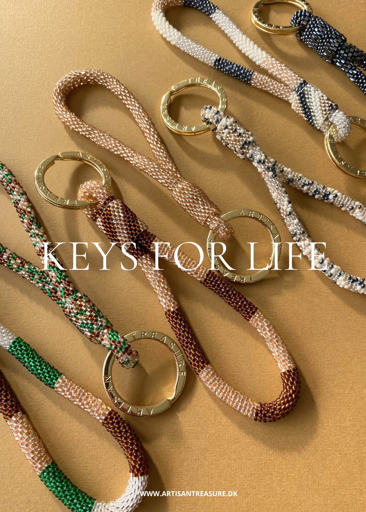 ANT. GOLD SHIMMER KEYRING